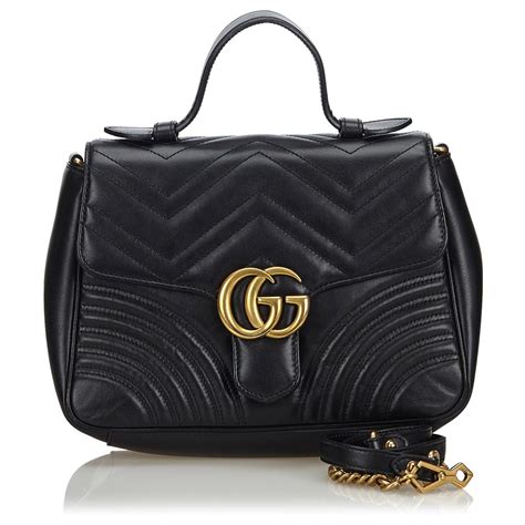 gucci satchel black
